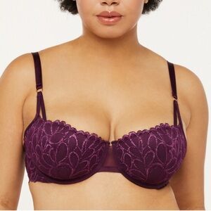Savage Not Sorry Unlined Lace Balconette Bar